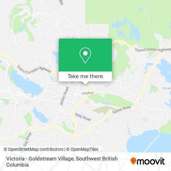 Victoria - Goldstream Village map