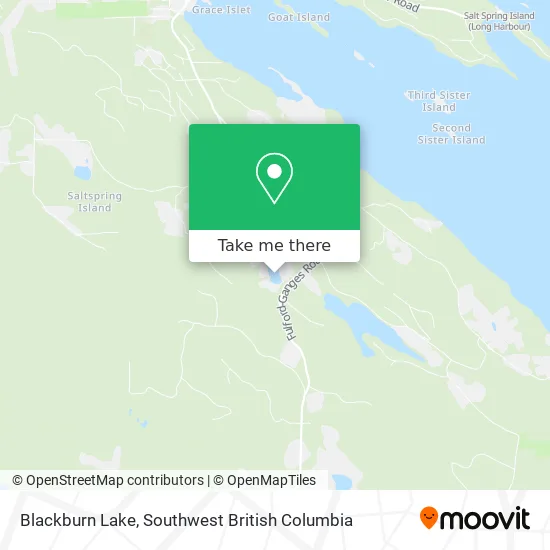 Blackburn Lake map