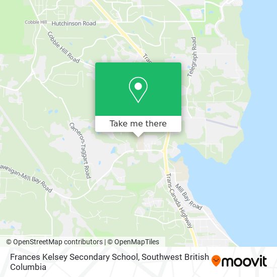 Frances Kelsey Secondary School map