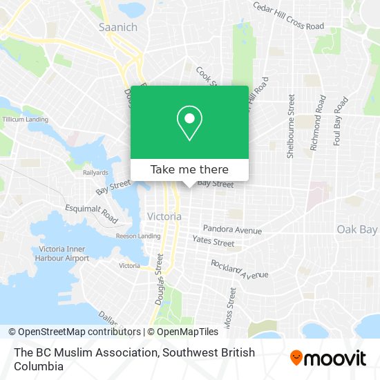 The BC Muslim Association map