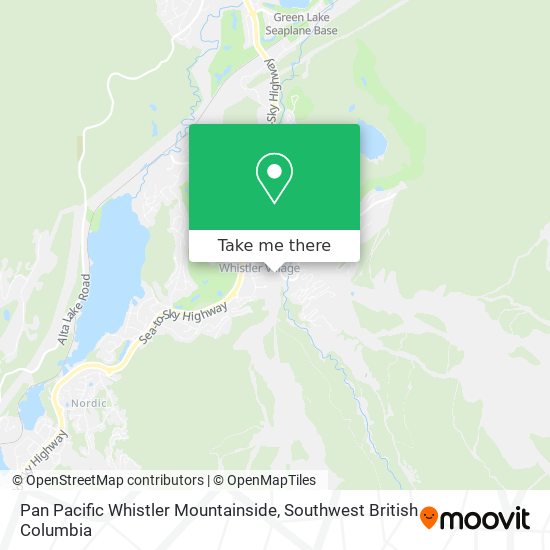Pan Pacific Whistler Mountainside map