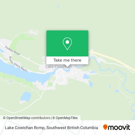 Lake Cowichan Rcmp map