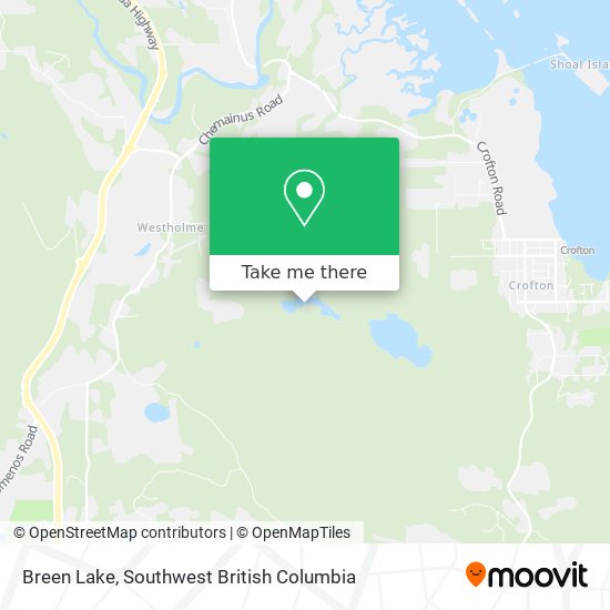 Breen Lake map