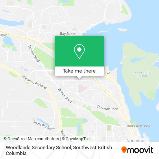 Woodlands Secondary School map