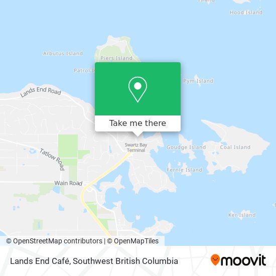 Lands End Café map