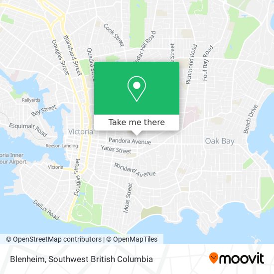 Blenheim map