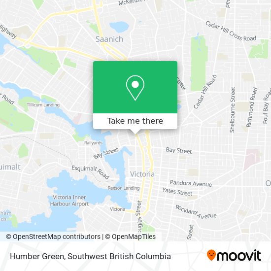 Humber Green map