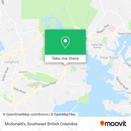 Mcdonald's map