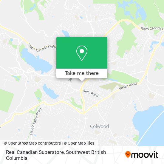 Real Canadian Superstore map