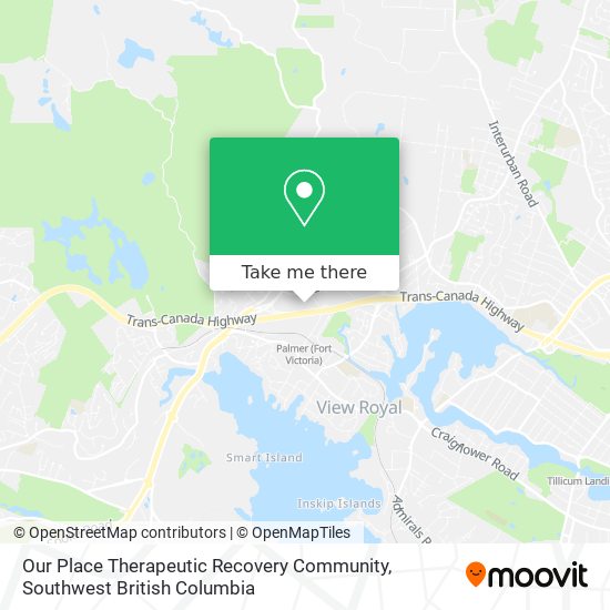 Our Place Therapeutic Recovery Community map