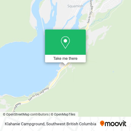 Klahanie Campground map