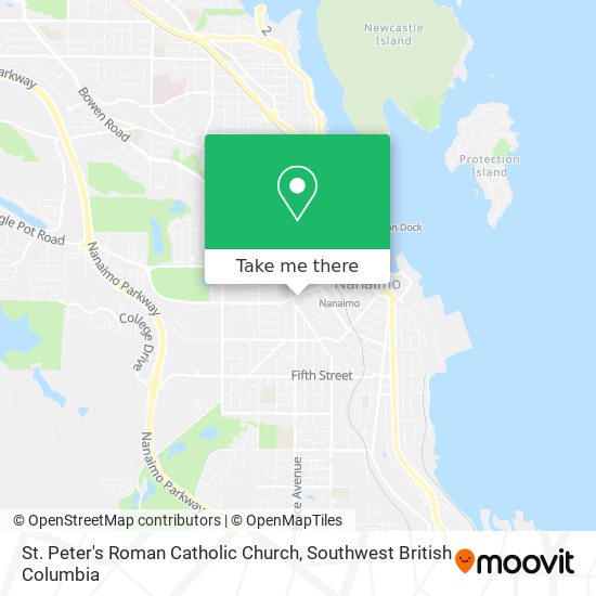 St. Peter's Roman Catholic Church map