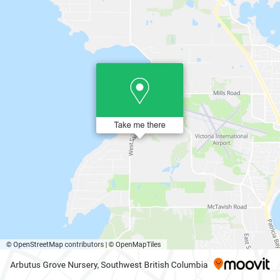 Arbutus Grove Nursery map