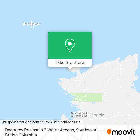 Decourcy Peninsula 2 Water Access plan