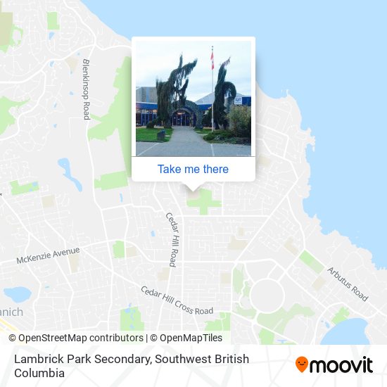 Lambrick Park Secondary map