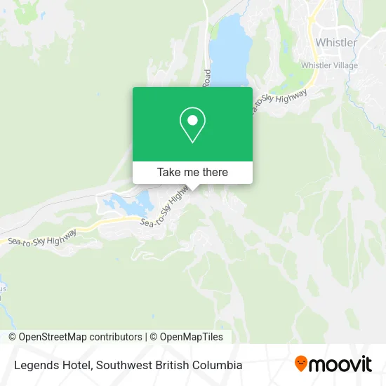 Legends Hotel map