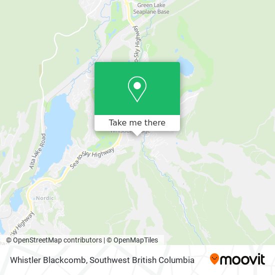 Whistler Blackcomb map