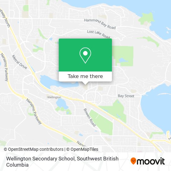 Wellington Secondary School map