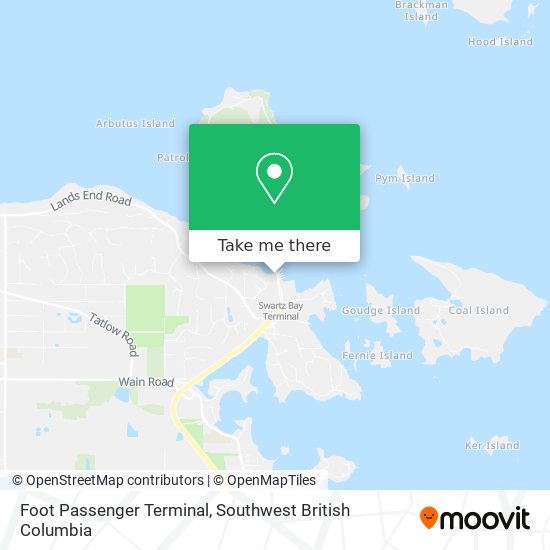 Foot Passenger Terminal map