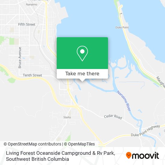 Living Forest Oceanside Campground & Rv Park map