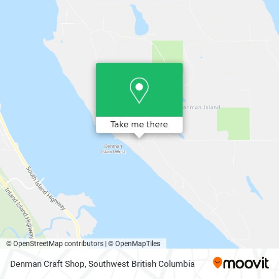 Denman Craft Shop map