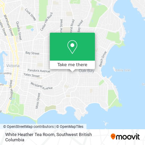 White Heather Tea Room map