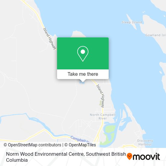 Norm Wood Environmental Centre map