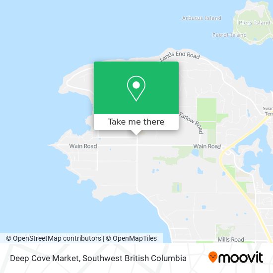 Deep Cove Market map