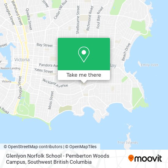 Glenlyon Norfolk School - Pemberton Woods Campus map