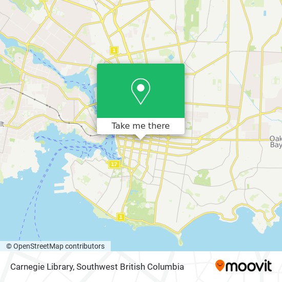 Carnegie Library map