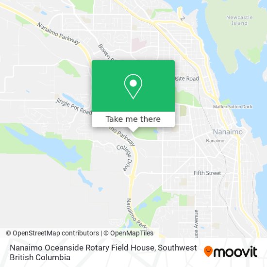 Nanaimo Oceanside Rotary Field House map