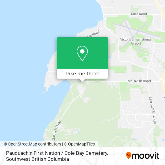 Pauquachin First Nation / Cole Bay Cemetery plan
