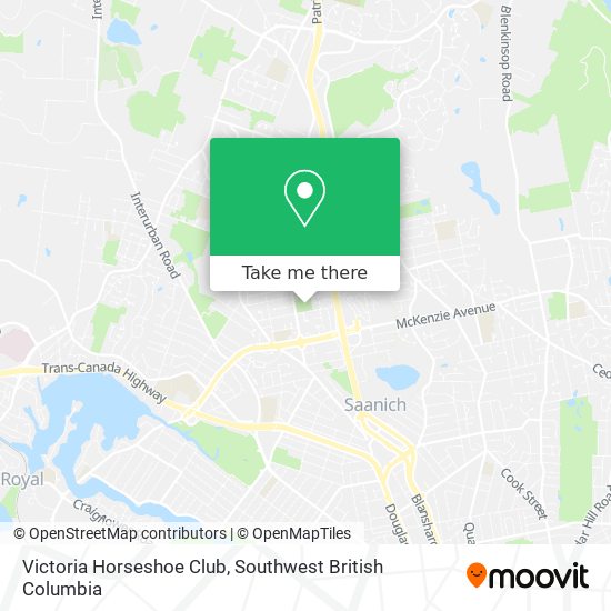 Victoria Horseshoe Club map