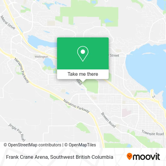 Frank Crane Arena map