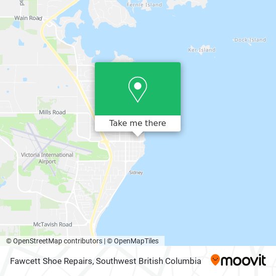 Fawcett Shoe Repairs map