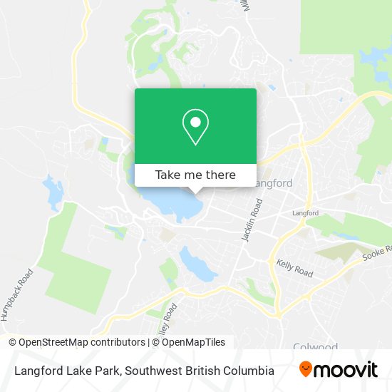 Langford Lake Park map