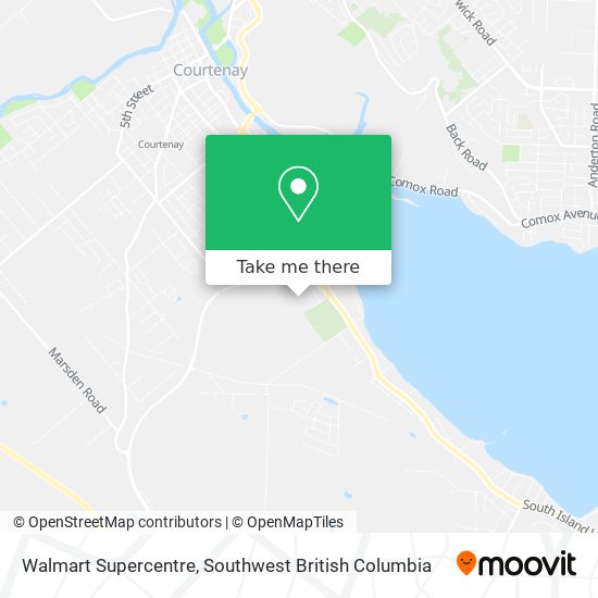 Walmart Supercentre map