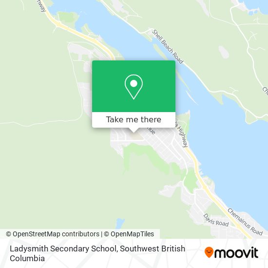 Ladysmith Secondary School map