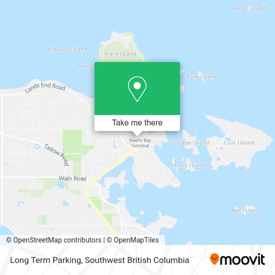 Long Term Parking map