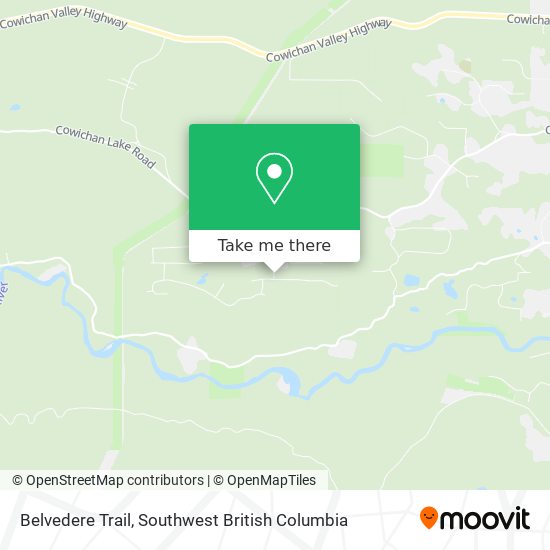 Belvedere Trail map