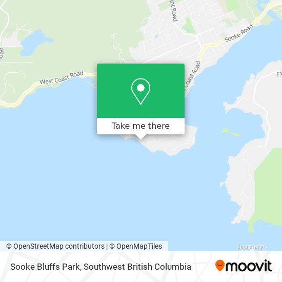 Sooke Bluffs Park map