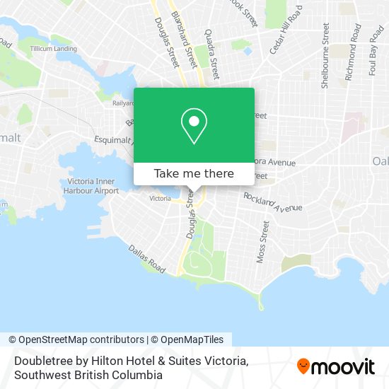 Doubletree by Hilton Hotel & Suites Victoria map