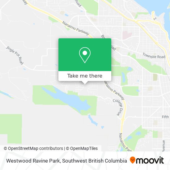 Westwood Ravine Park map