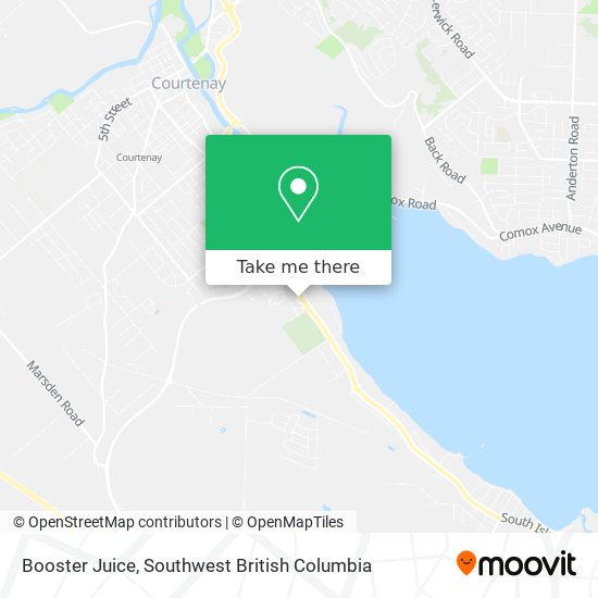 Booster Juice map