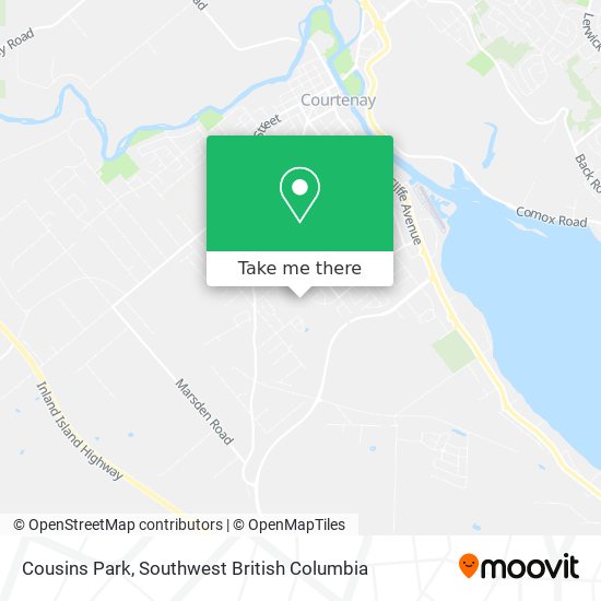 Cousins Park map