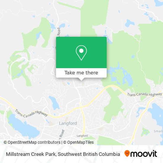 Millstream Creek Park plan