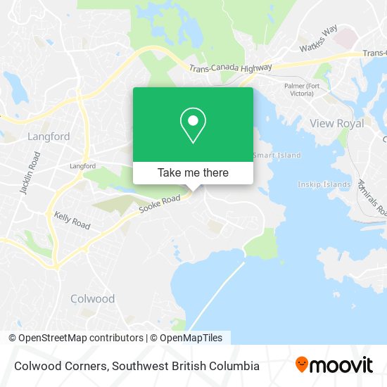 Colwood Corners map