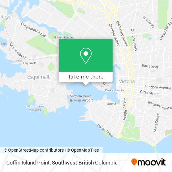 Coffin Island Point map