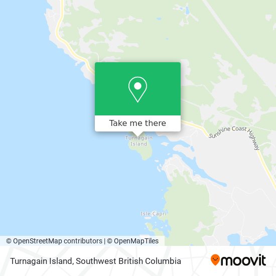 Turnagain Island map