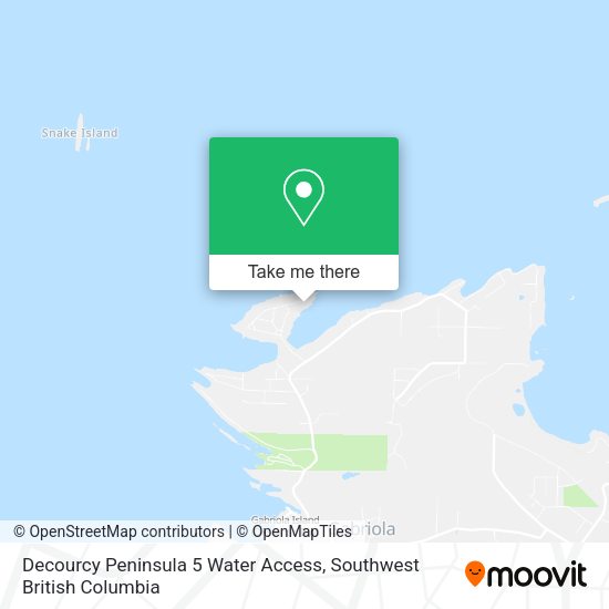 Decourcy Peninsula 5 Water Access plan